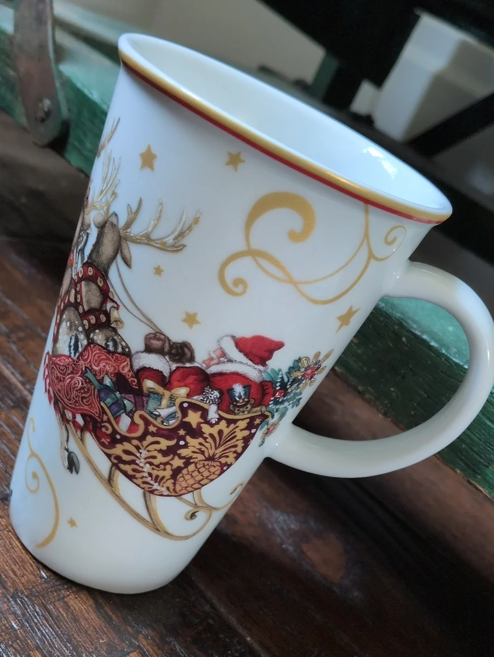 WILLIAMS-SONOMA I Twas the Night Before Christmas Travel Mug (No Silicone Lid)